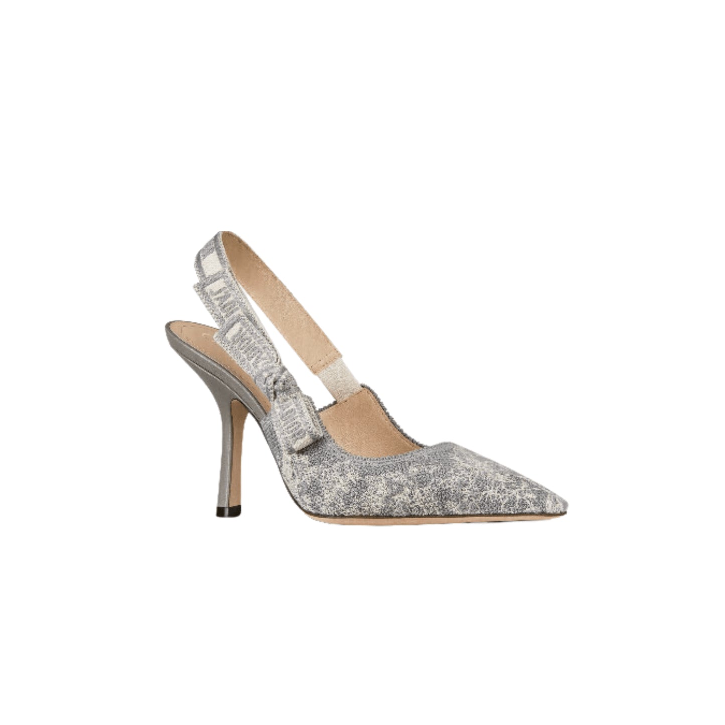 DECOLLETÈ SLINGBACK TOILE DE JOUY REVERSE GRIGIO