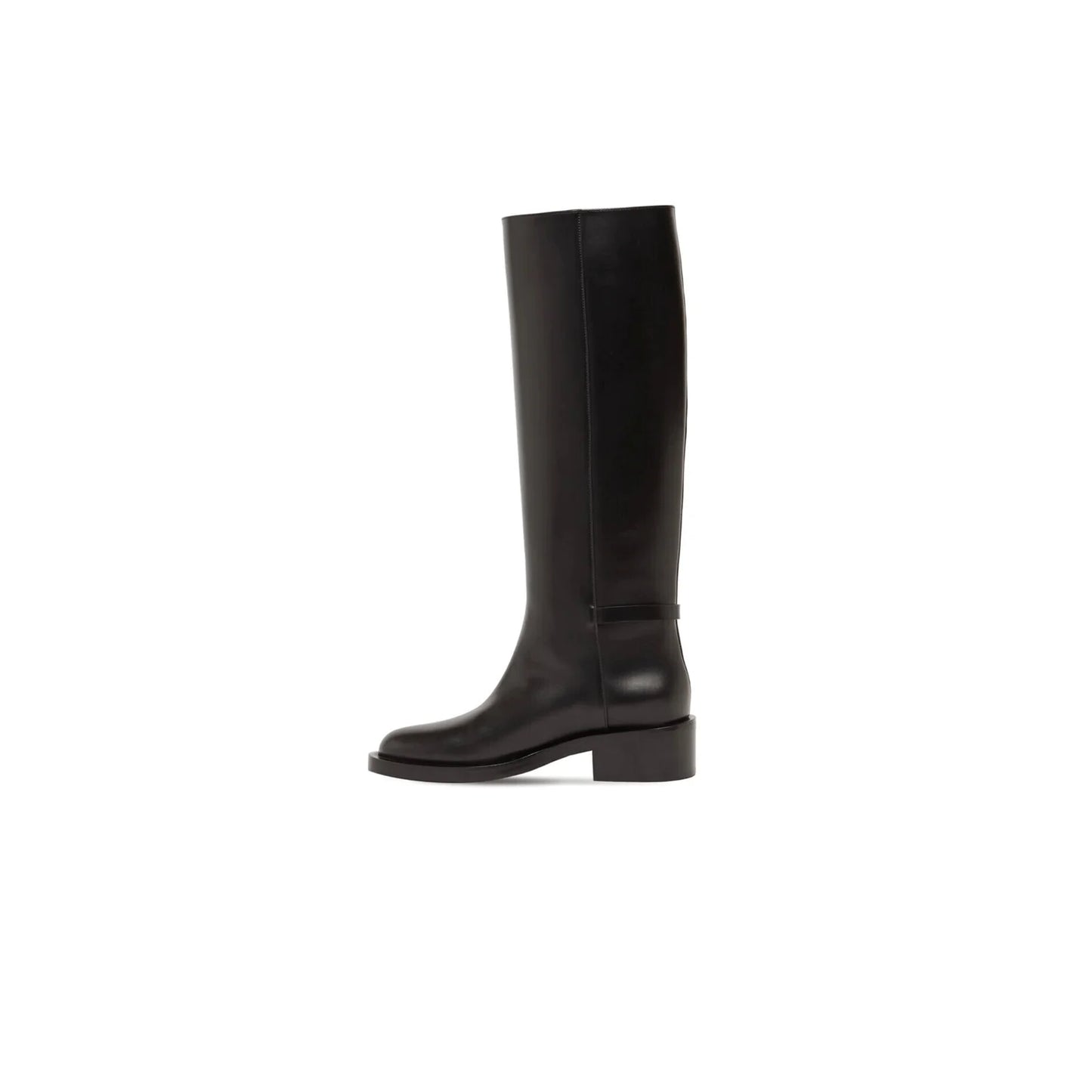 STIVALI VLOGO MINI ORO IN PELLE NERA